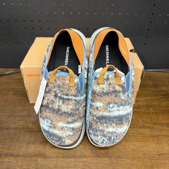 New W/ Box! Men's Merrell Hut Moc 2 Snug Outdoor Beluga Slip On Sneakers Size 7 - Picture 3 of 6